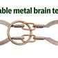 MAGIKON Traditional Brain Teaser, Classical Metal Horseshoe Puzzle Bronze