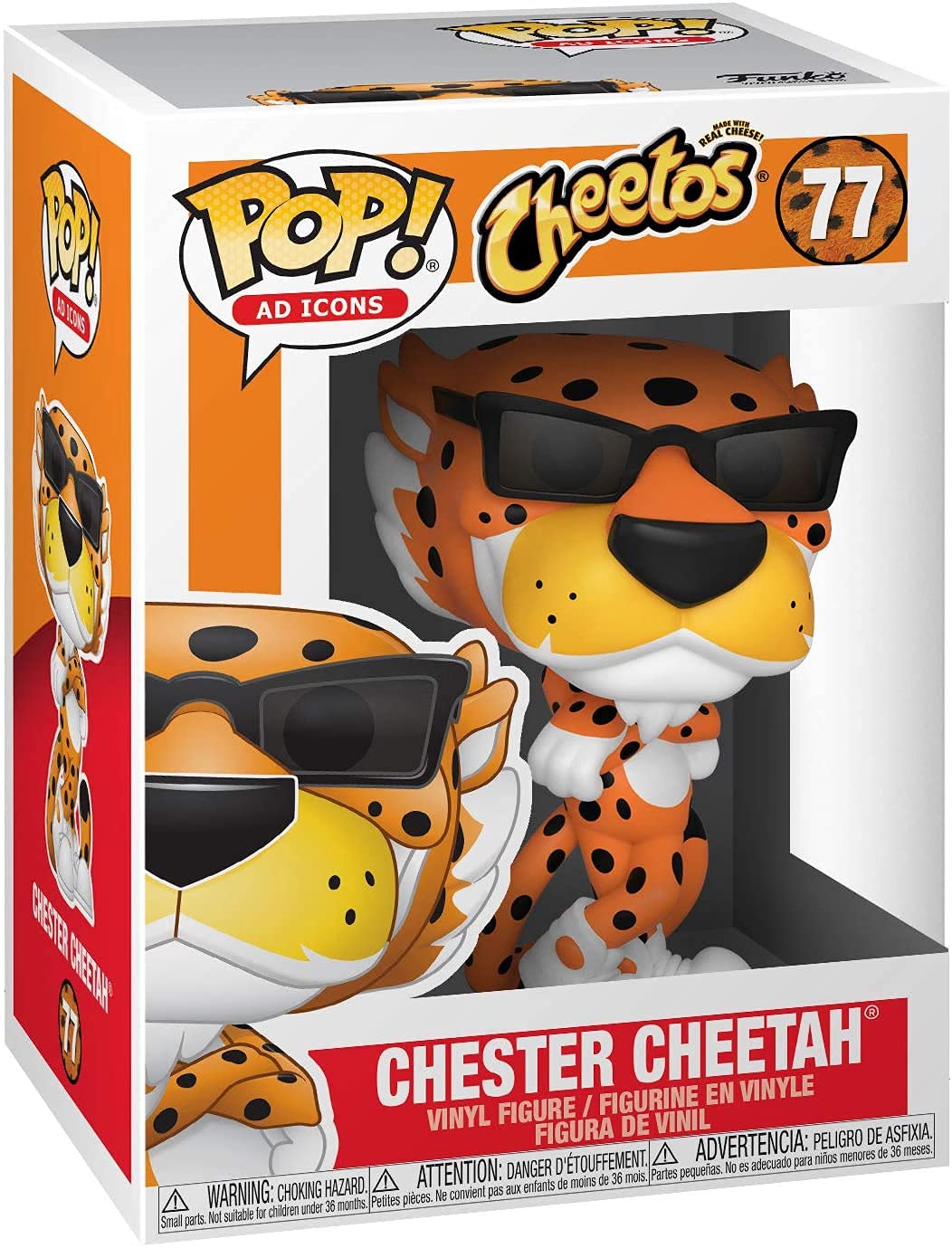 Pop Ad Icons: Cheetos Chester Cheetah Pop Vinyl Figure (Includes Compatible Pop Box Protector Case)
