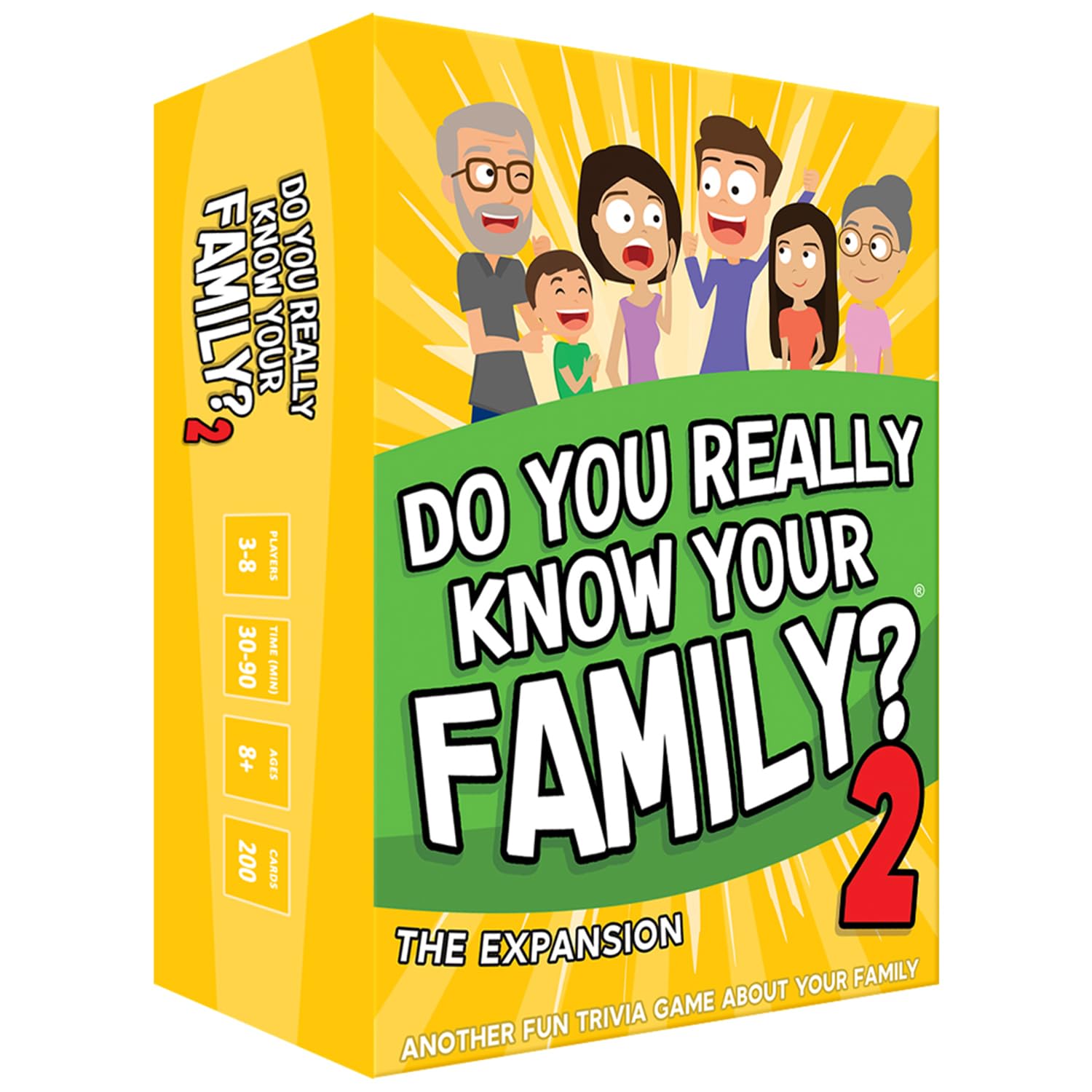 DO YOU REALLY KNOW YOUR FAMILY? 2, the Expansion Game with 200 New Cards for More Family Game Night Fun, Play Standalone or Add to Original