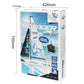 PLAYSTEAM Voyager 400 2.4GHz RC Motor Powered Sailboat in Blue - 26" Tall