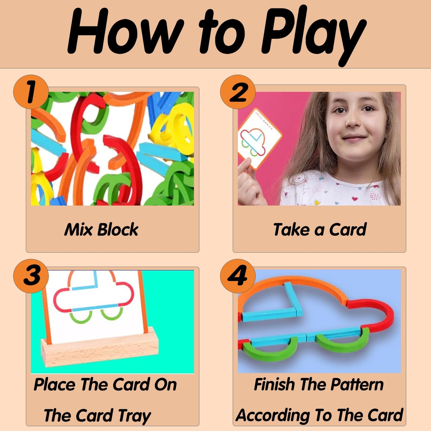 Kids Toys for Creative Learning, Building Educational for 3 4 5 6 Years Old