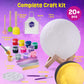 LAOESE Paint Your Own Moon Lamp Kit, Cool Gifts DIY 3D Moon Night Light, Arts and Crafts for Kids Ages 8-12, Space Art Supplies Craft Kits, Girls Boys
