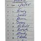 10 Line Strip Cards. 100 Pack. Football, Breaks, Includes Bonus # & Instructions.