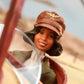 Barbie Inspiring Women Doll, Bessie Coleman Collectible Dressed in Aviator Suit with Helmet and Goggles