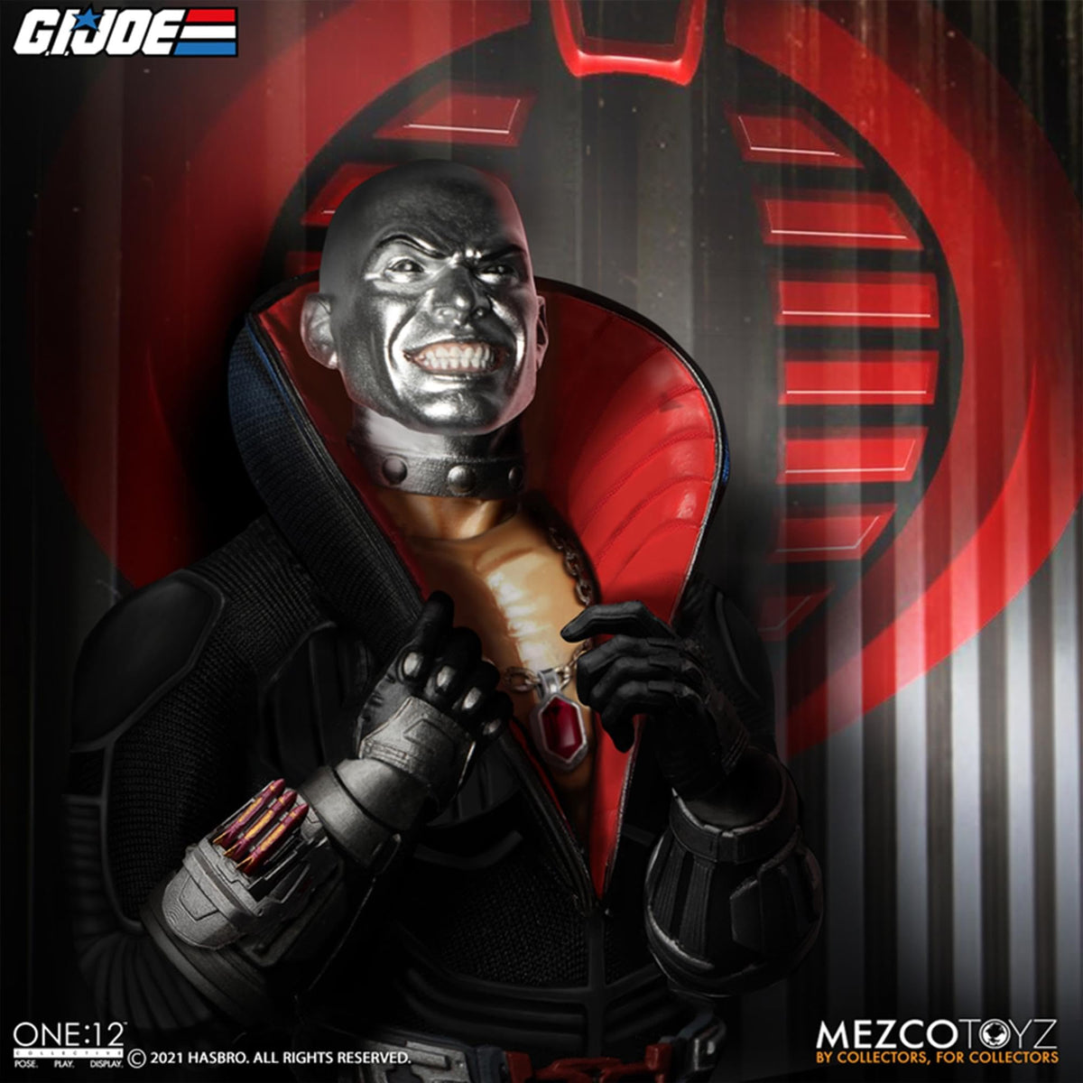 Mezco Toys G.I. Joe Figurine lumineuse 1/12 Destro 17 cm