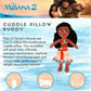 Disney Princess Moana Kids Bedding Super Soft Cozy Cuddle Pillow Buddy, (Officially Licensed Product) By Franco