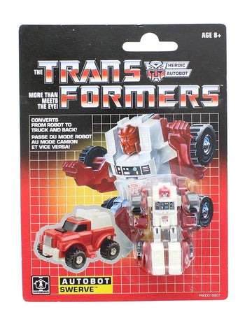 Hasbro Transformers Vintage G1 Autobot Swerve Legion Class Action Figure, Convertible Robot Truck Toy