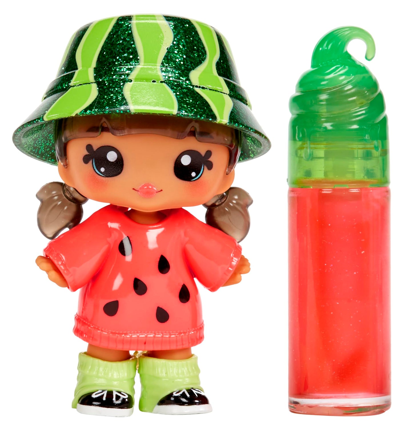 Yummiland Lipgloss Doll- Maya Watermelon, Ages 4+