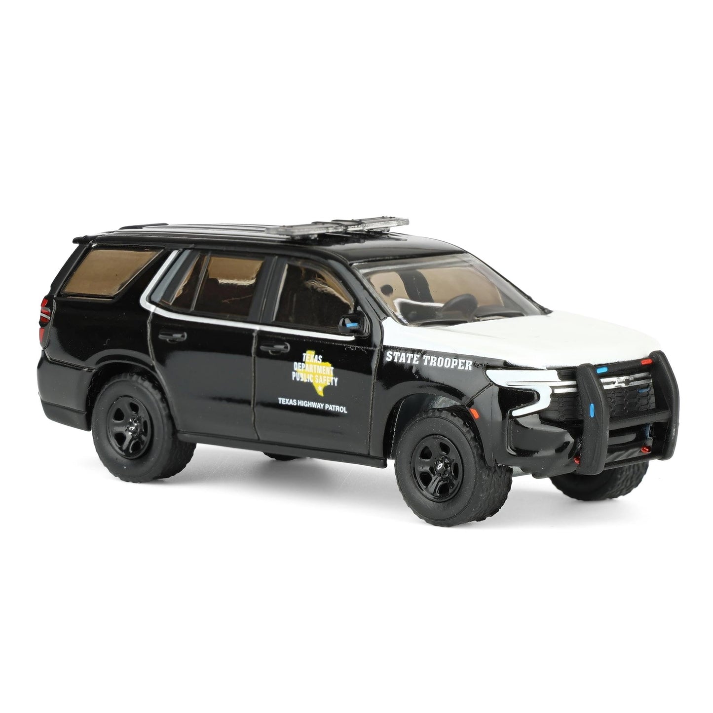 Greenlight 1/64 2024 Chevrolet Tahoe Police Pursuit Vehicle, Texas Highway Patrol, Hobby Exclusive Hot Pursuit GLT30540