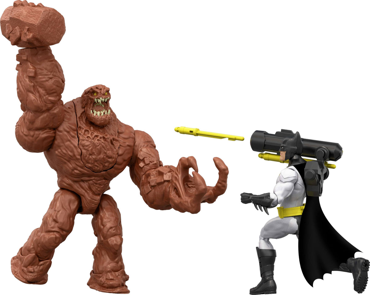Mattel DC Premier Series Action Figure 2-Pack Batman Vs Clayface