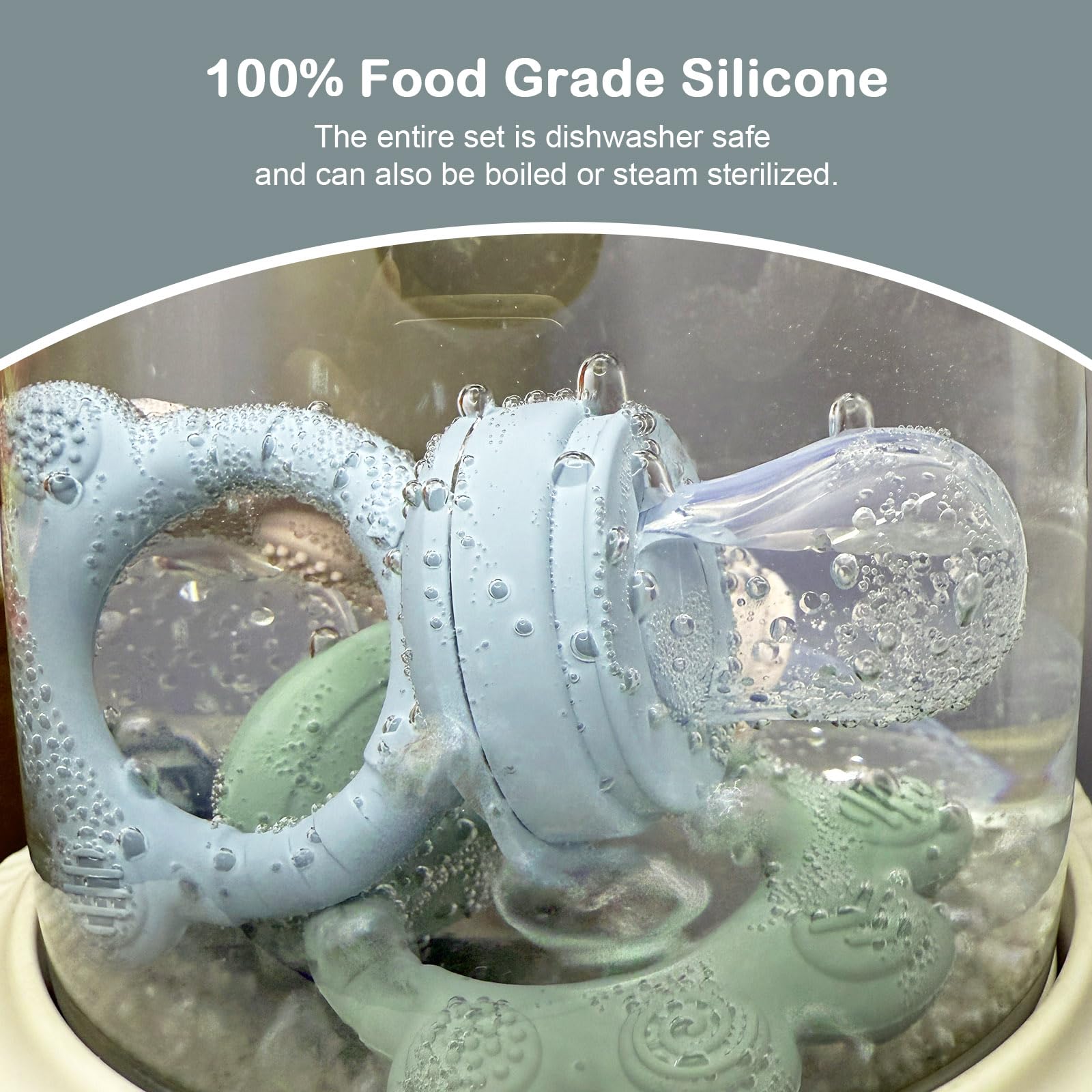 2 Pack Baby Fruit Feeder + Breastmilk Popsicle Molds?Baby Teethers?Perfect for Teething Relief?Fresh Food Feeder for Safe Infant Self Feeding?Extra