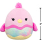 Squishmallows Original 8in Empressa the Pink Chick in Tie-Dye Egg - Official Jazwares Plush (Little)