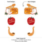 Big Dot of Happiness Rosh Hashanah - Jewish New Year Centerpiece Sticks - Table Toppers - Set of 15