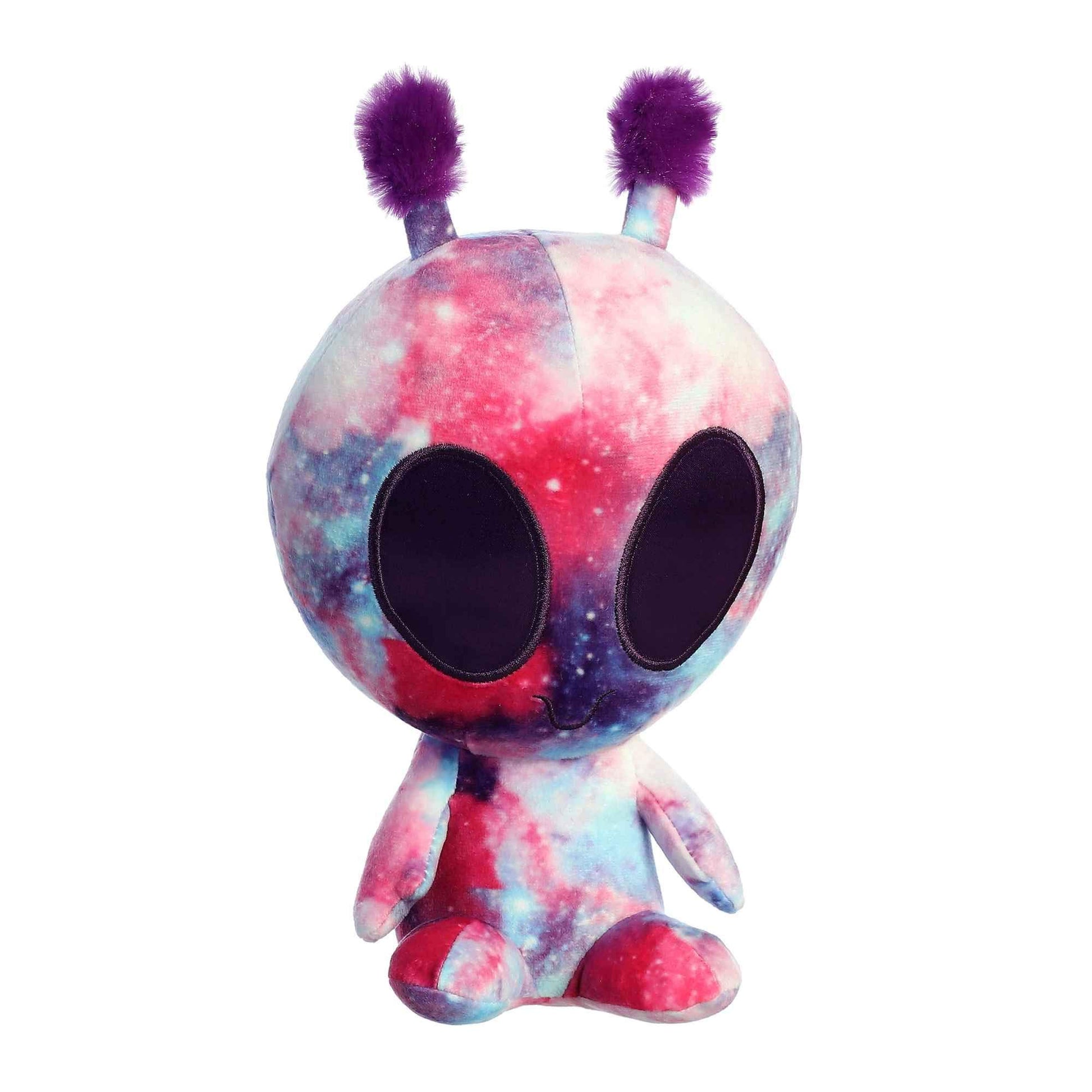 Aurora® Interstellar Galactic Cuties™ Cosmic Light Up Alien Stuffed Animal - Cosmic Companions - Illuminating Fun - Multicolor 8 Inches