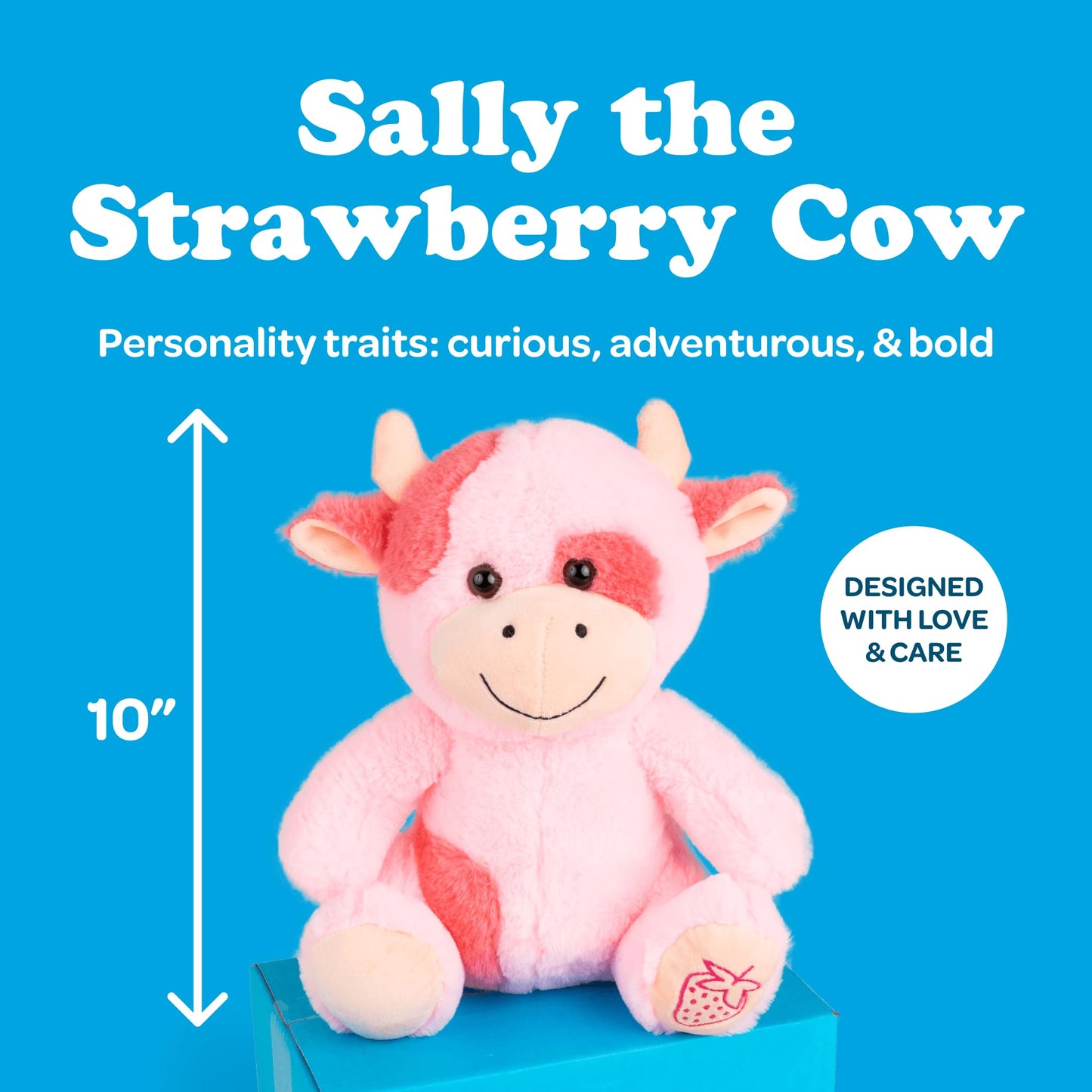 SendAFriend Sally the Strawberry Cow Care Package
