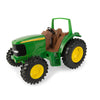 TOMY John Deere Sandbox Tough Tractor Toy - 1:16 Scale -11 Inches - Sandbox Toys - Outdoor Toys for Kids 3 Years and Up