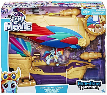 My Little Pony: The Movie - Rainbow Dash - Swashbuckler Pirate Airship - Includes Vehicle, Rainbow Dash Figure and 12 Accessories - Allow Your Child