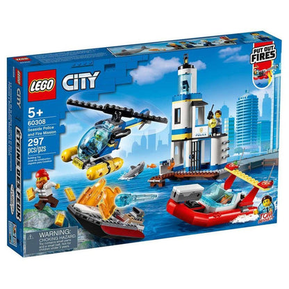 LEGO City Seaside and Fire Mission 60308