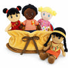 June Garden Soft Baby Doll Set - Multicultural Diversity 8.5" Plush Baby Dolls with Storage Bag - Gift for Infants and Toddlers