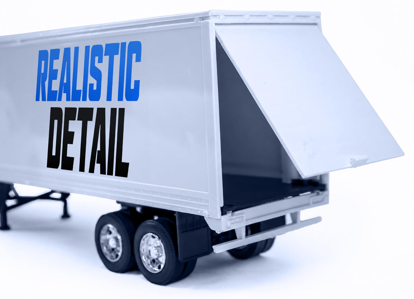 NewRay Customize Semi Truck Toy 1:32 Scale - Personalized Replica Peterbilt Diecast Truck with Trailer, Long Hauler, Diecast Toy for Truck Lovers
