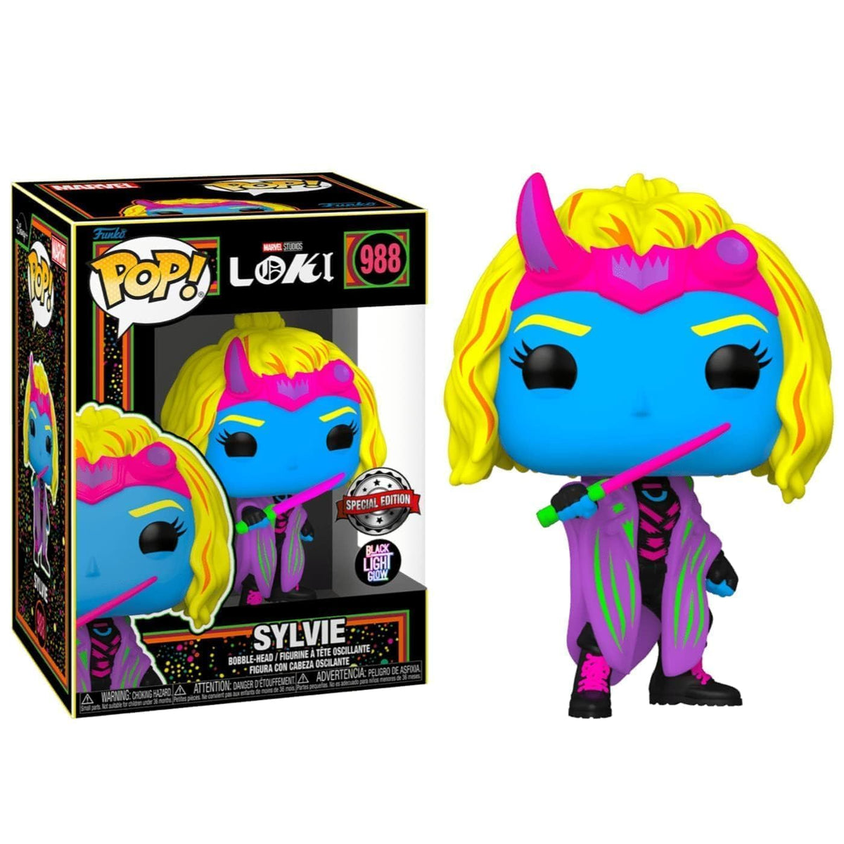 Funko Loki POP! Marvel Sylvie Exclusive Vinyl Bobble Head #988
