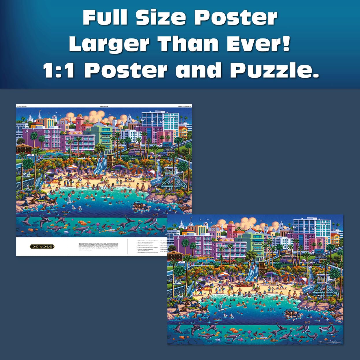 Buffalo Games - Eric Dowdle La Jolla Cove - 1000 Piece Puzzle for Adults