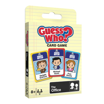 Guess WHO? Card Game: The Office, Featuring 20 Characters, Michael Scott, Jim Halpert, Pam Beesly and More, Family Friendly Deduction, 2 Players