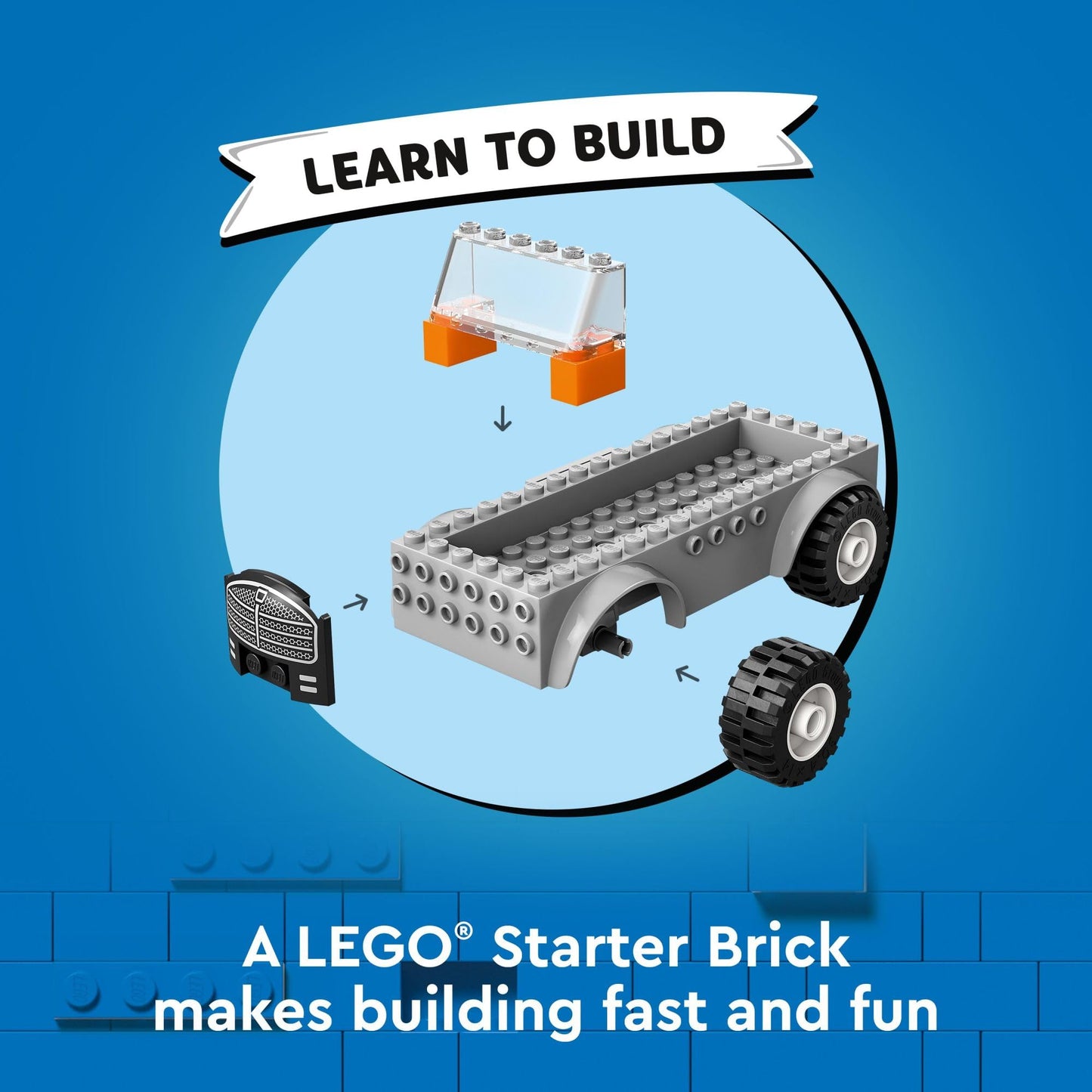LEGO City Tow Truck and Sports Car Repair Building Toy - Pretend Play Toys for Preschool Kids, Boys & Girls, Ages 4+ - Gift for Birthdays - 60435