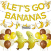 Banana Party Decorations Banana Birthday Decorations Banana Decorations with Let's Go Bananas Banner Garlands Hanging Swirls Balloons