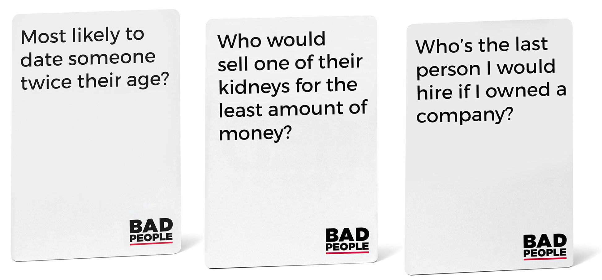 BAD PEOPLE Party Game - Green Expansion - 100 New Question Cards for the Hilarious Adult Card Game for Fun Parties & Board Games Night with Your Group