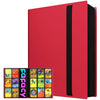 ?2026?Trading Card Binder 9 Pocket, Premium Sports Collection Binder Game Cards Book with Sleeves Side Loading, Anti-open Strap Double Sided