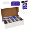 1 Pack Trading Card Storage Box, 3200 Count Card Box, 5 Row Toploader Case