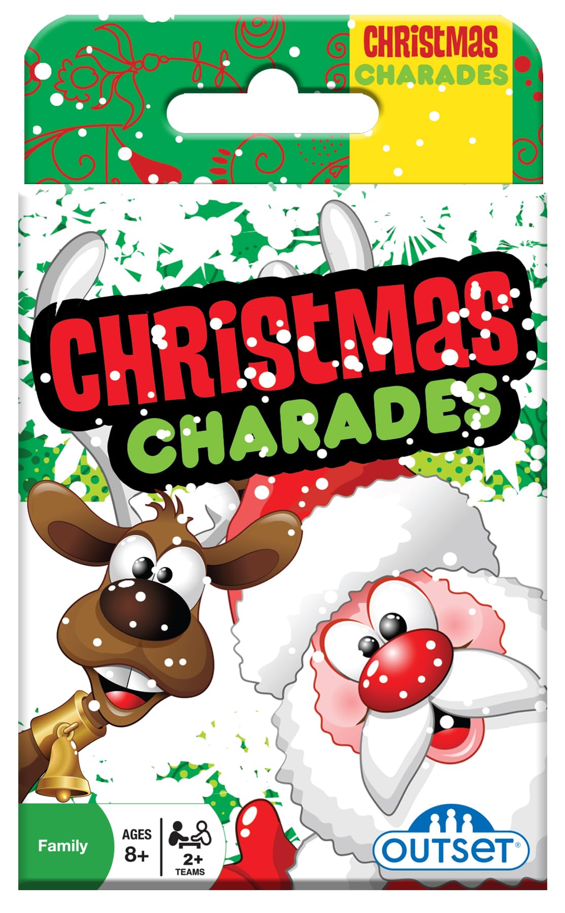 Outset Media - Christmas Charades Card Game - Contains 210 Charades 4 or More Players for Ages 8 and up