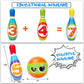AugToy Kids Bowling Toy Set, Toddler Indoor Outdoor Activity Play Game Toys for Boy Girl, Soft 10 Foam Bowling Pins & 2 Balls, Educational Children