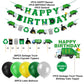 Bessmoso 56 Pcs Garbage Truck Birthday Decoration Trash Truck Birthday Banner, Latex Balloons, Cake Topper, Cupcake Toppers Trash Waste Management