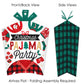 Big Dot of Happiness Christmas Pajamas - Table Decorations - Holiday Plaid PJ Party Fold and Flare Centerpieces - 10 Count