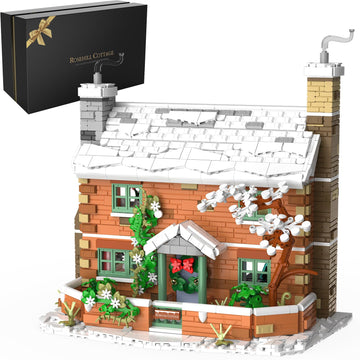Rosehill Cottage Building Block Set - The Holiday House Creative Brick Toy for Kids and Adults Age 8+, Ideal (1666 Pieces) (Standard)