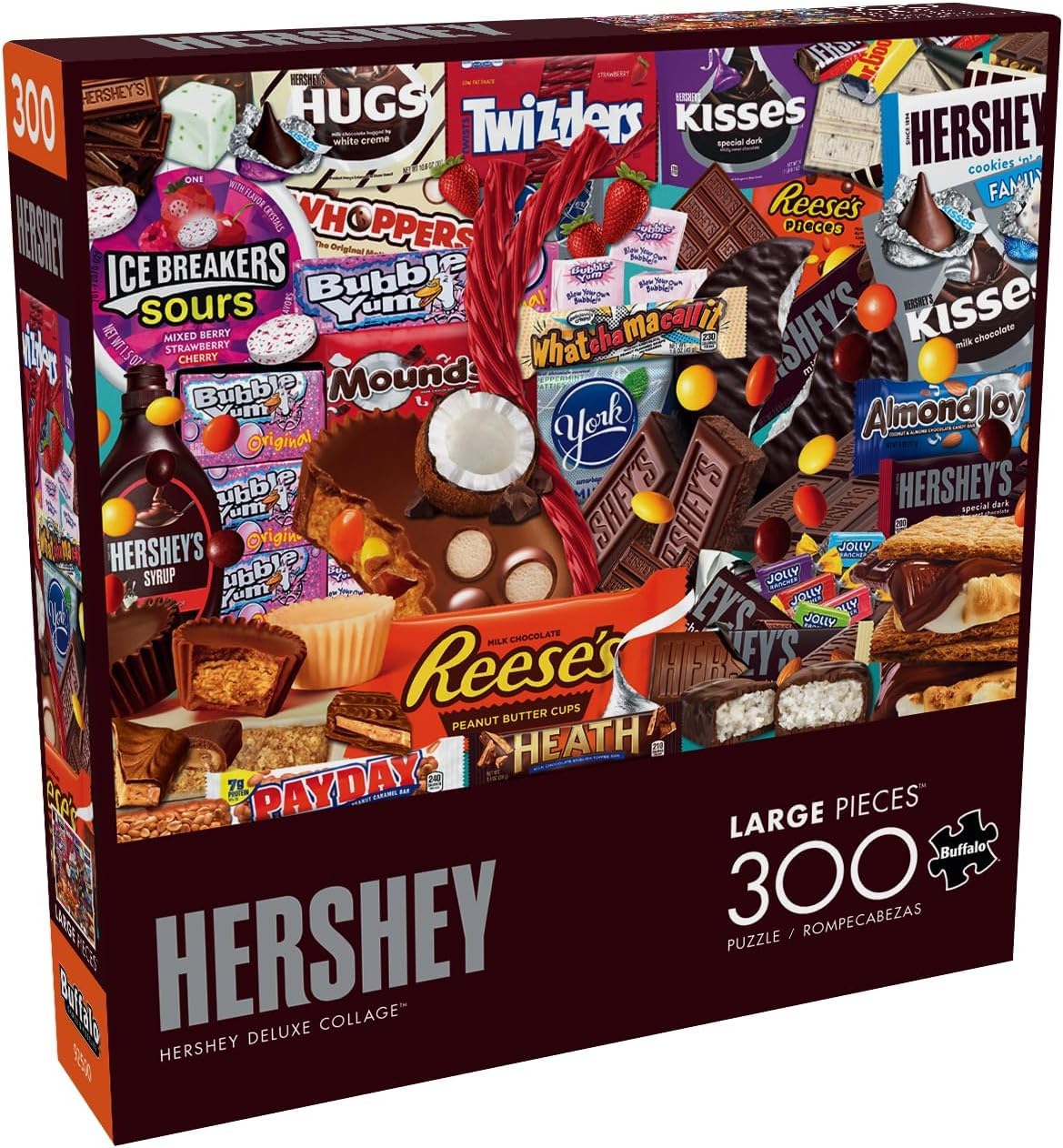 Buffalo Games - Hershey Deluxe Collage - 300 Large Piece Puzzle for Adults
