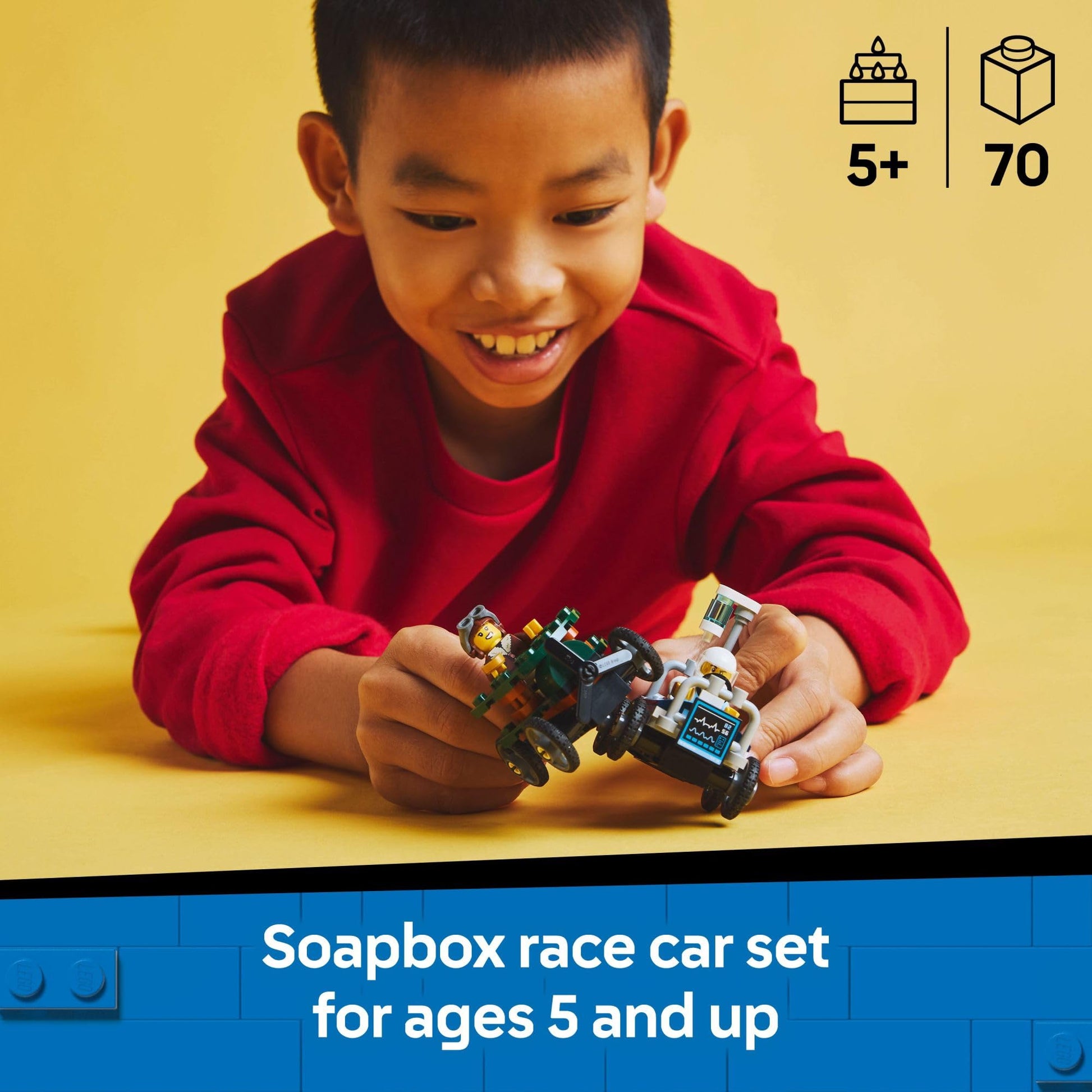 LEGO City Airplane vs. Hospital Bed Race Car Pack Toy - Building Toy for Kids, Boys and Girls, Ages 5+ - Gift for Birthdays and Holidays - Includes 2