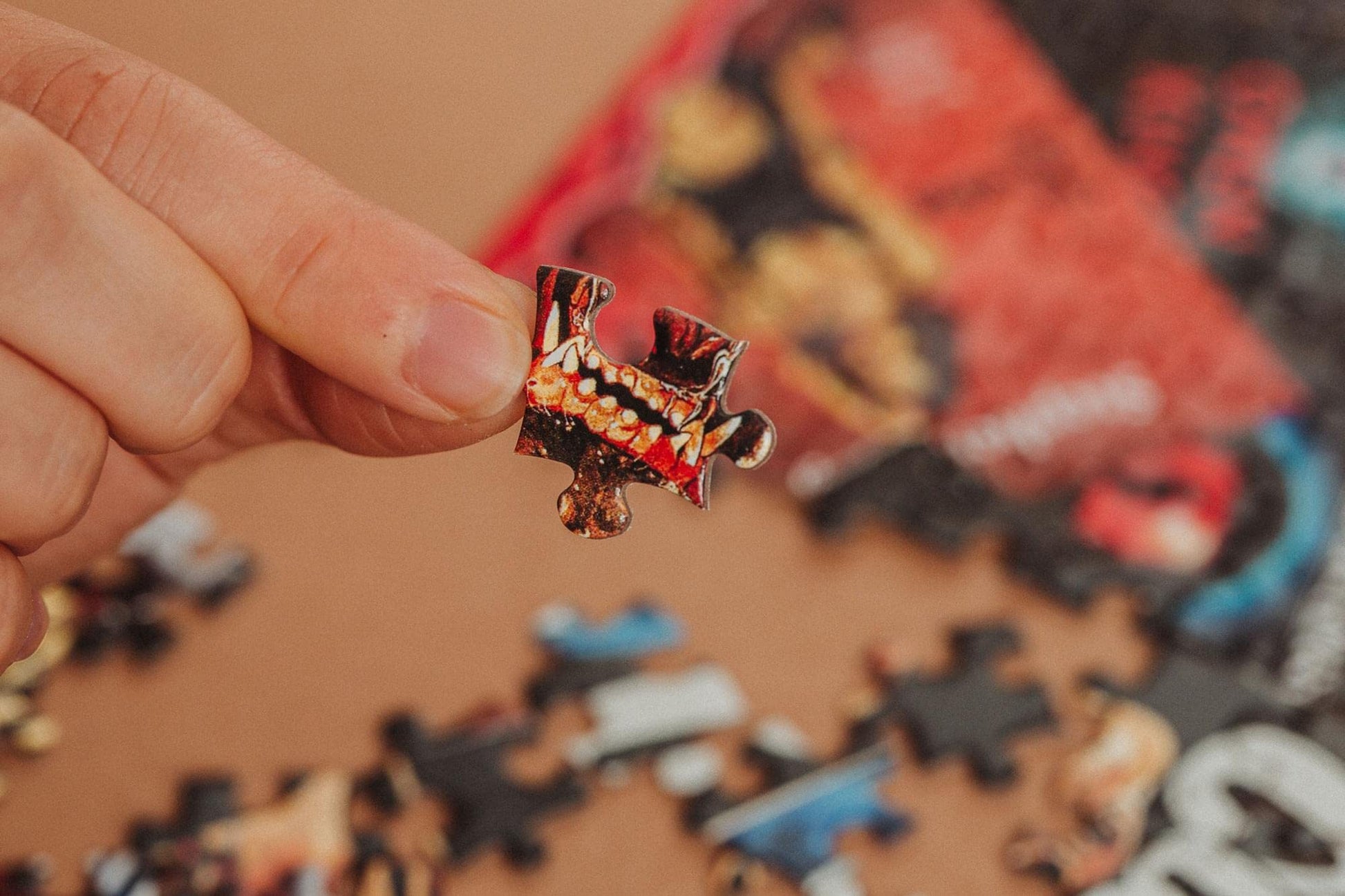 Toynk King of Horror Collage Puzzle for Adults Inspired By Stephen King | Difficult 1000 Piece Jigsaw Puzzle Toy | Interactive Brain Teaser for Game