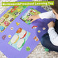 KUANGO Preschool Busy Book for Toddlers 3-5, 3 Pack Learning Activities, Educational Sensory Toys, Autism Learning Material, Back to School, Birthdays