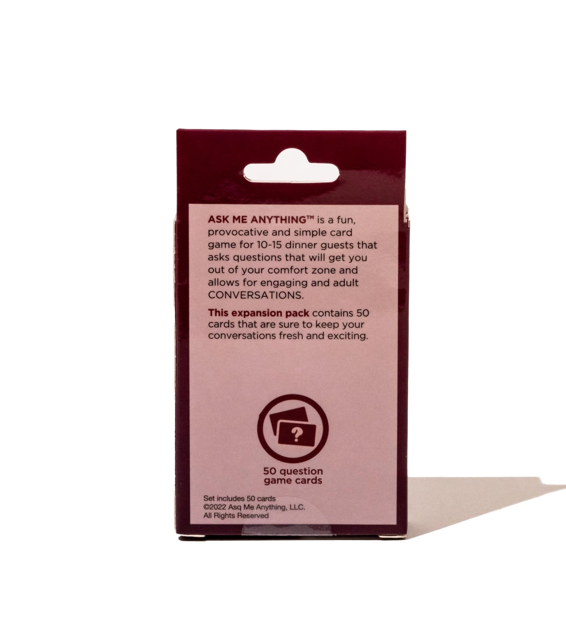 ASKMEANYTHING Dinner Party Pack - 50 Conversation Starter Cards for Memorable Dinners