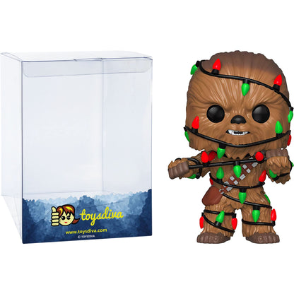 Funko Chewbacc a : P o p ! Vinyl Figurine Bundle with 1 Compatible 'ToysDiva' Graphic Protector (278-33886 - B)