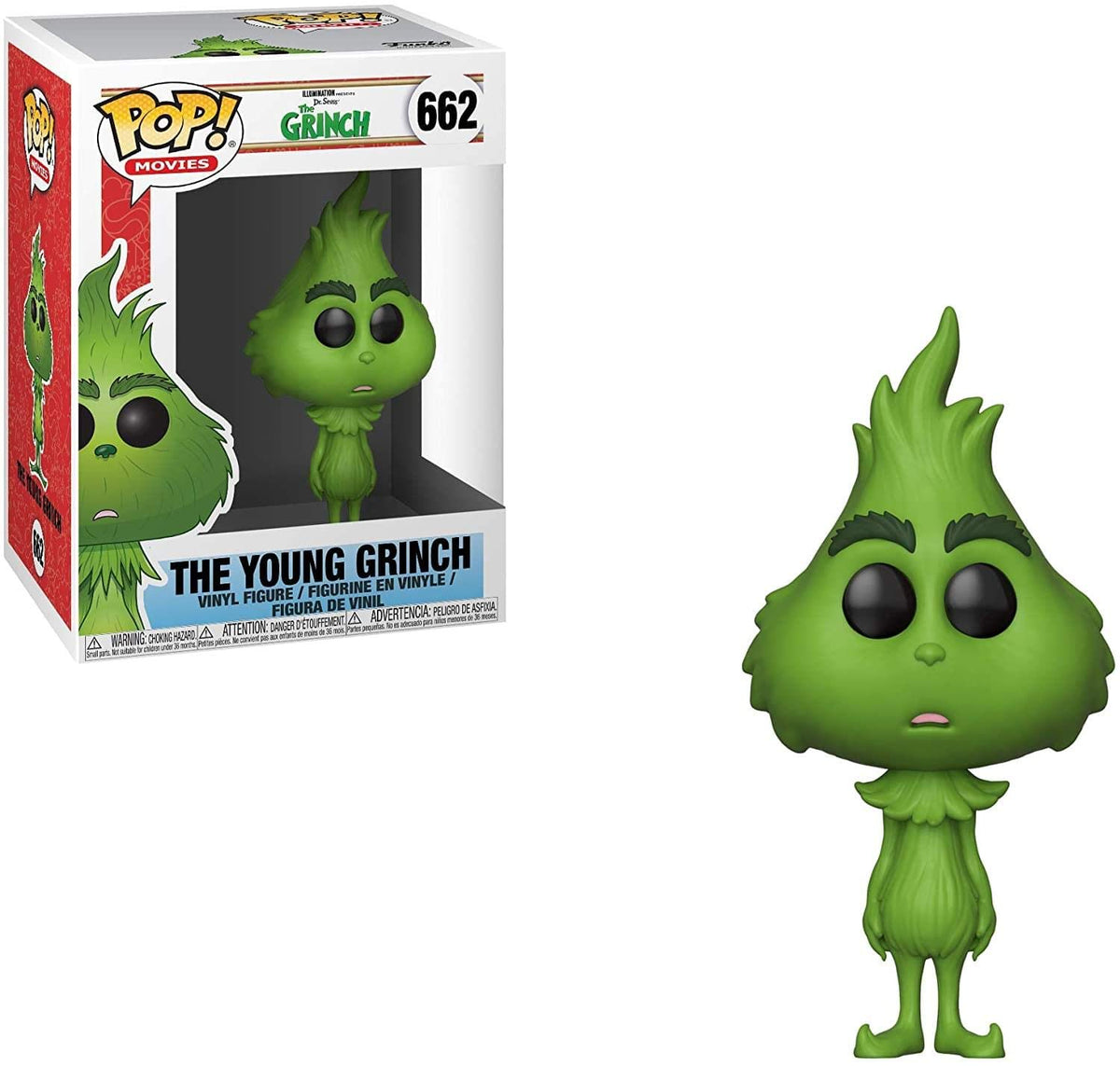 Funko Pop Animation: The Grinch Movie - The Young Grinch Collectible Figure, Multicolor