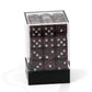 Chessex 12mm Speckled Silver Volcano Polyhedral Dice Set - Compatible with Dungeons & Dragons, Pathfinder & Other Tabletop RPGs - Includes 36 D6 Dice