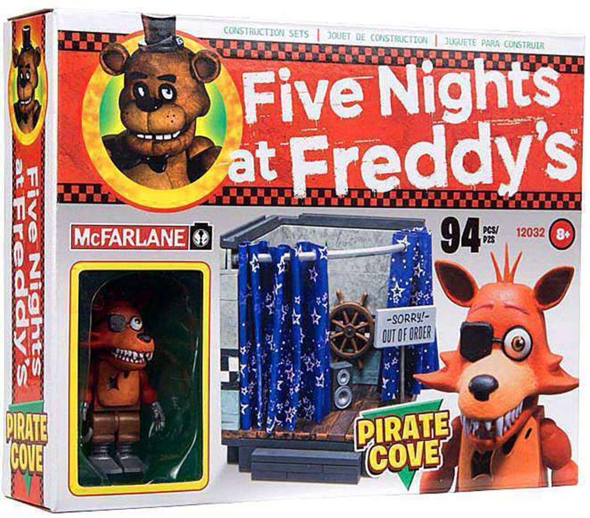 Five Nights at Freddys Pirate Cove McFarlane Building Set