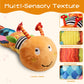 ZUCOOP Musical Worm Soft Model, 6 Different Sensory, Crinkle and Rattle Stuffed, Caterpillar Model