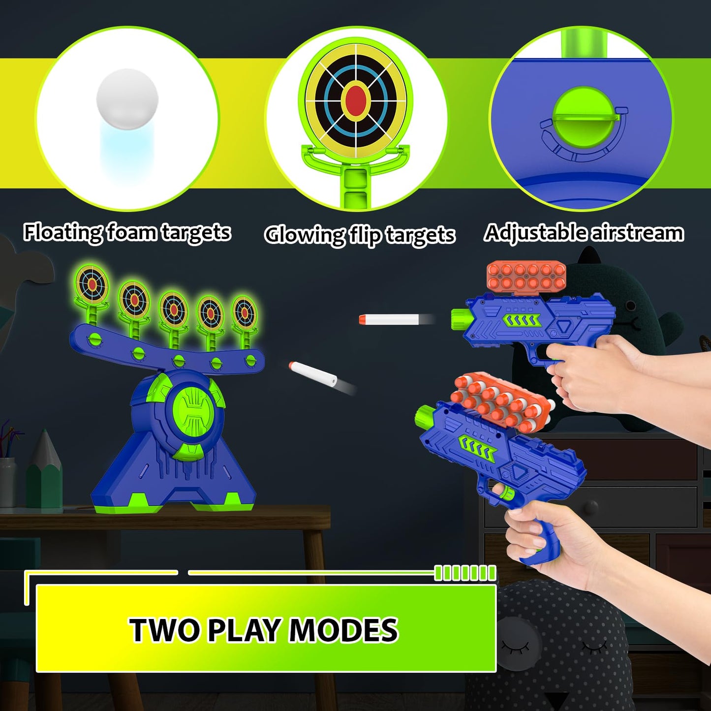 Floating Balls Target, Shooting Games Toy for Kids Boys Ages 5 6 7 8 9 10+