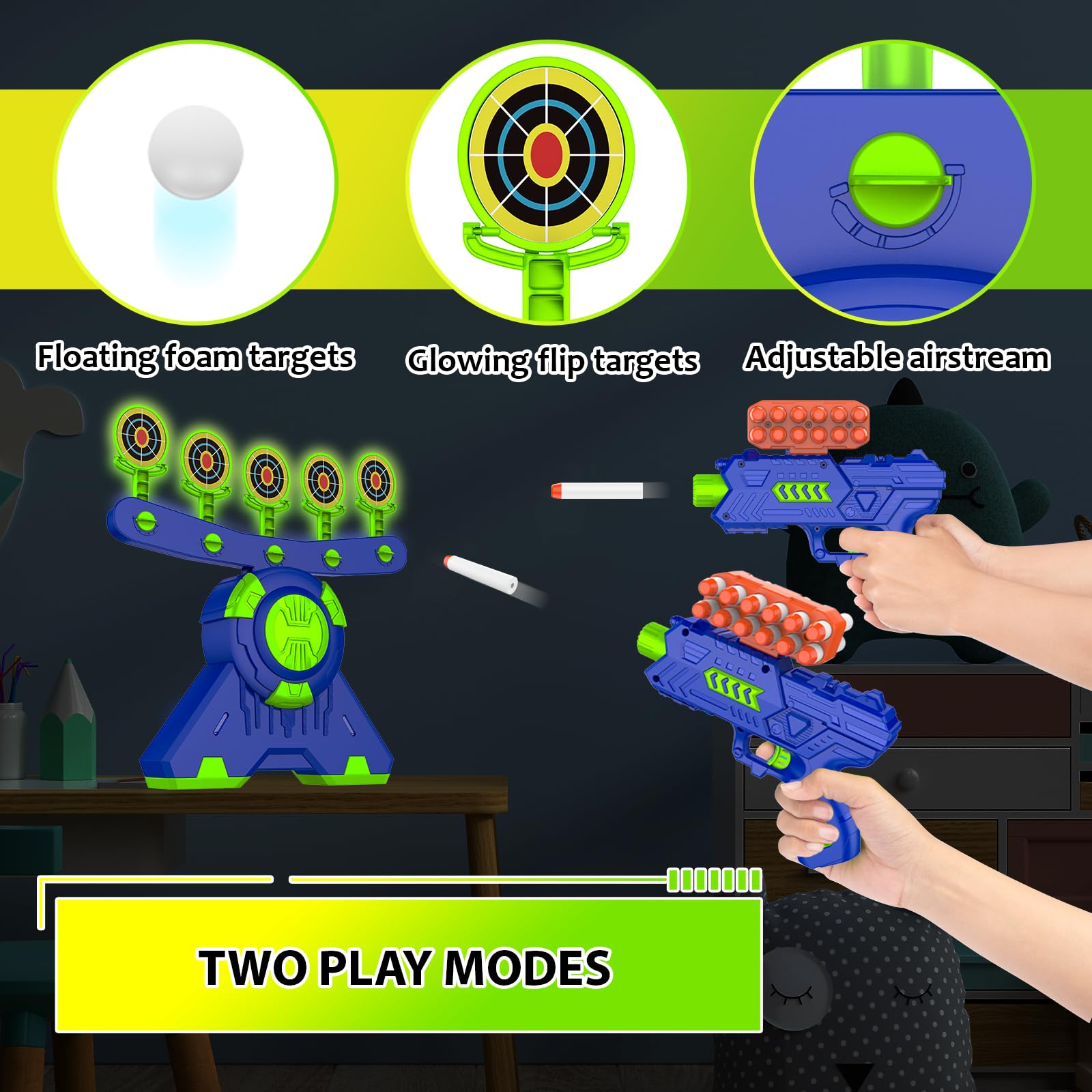 Floating Balls Target, Shooting Games Toy for Kids Boys Ages 5 6 7 8 9 10+