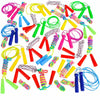 Jump Rope Assortment for Kids (12-Pack), Indoor & Outdoor Skipping Activity, Party Favors, 7 Feet